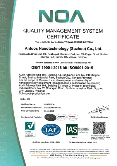 Certificaciones internacionales