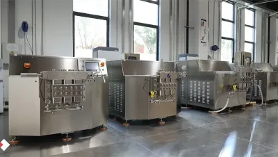 Taller de fabricación de homogeneizadores de alta presión a escala de producción