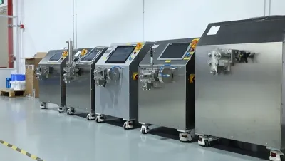 Taller de fabricación de homogeneizadores de alta presión a escala piloto